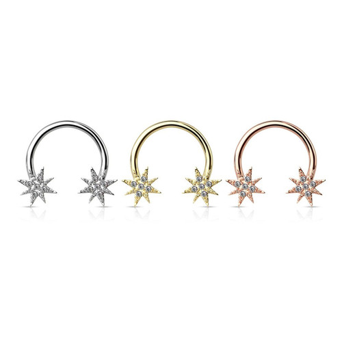 Starburst Circular Barbell