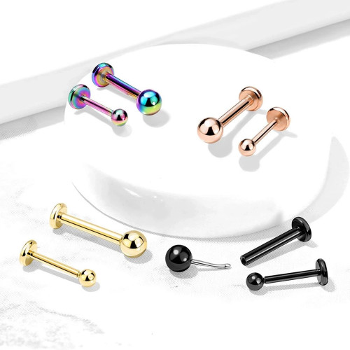 Push In Threadless Balls Flat Back Studs