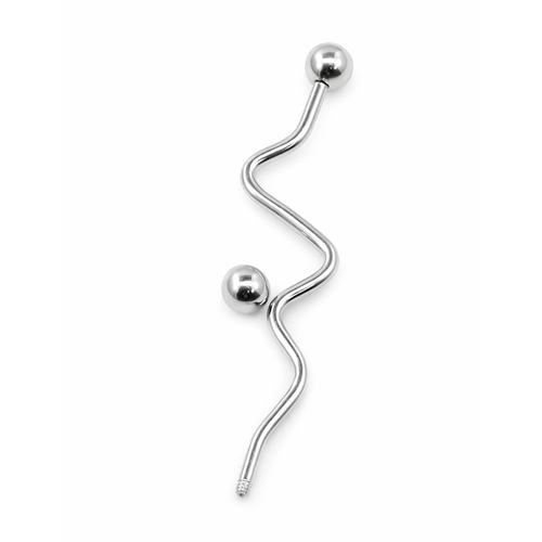 14G Steel Spiral Industrial Barbells