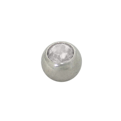 Jeweled Replacement Bead Surgical Steel Threaded Jeweled Replacement Bead Surgical Steel Threaded