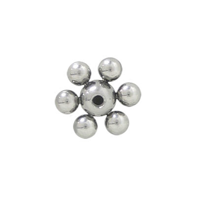 Jeweled Replacement Threaded Bead Flower Shape Surgical Steel