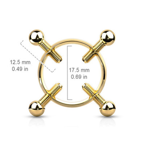 Screw Bolt Clip on Nipple Shield