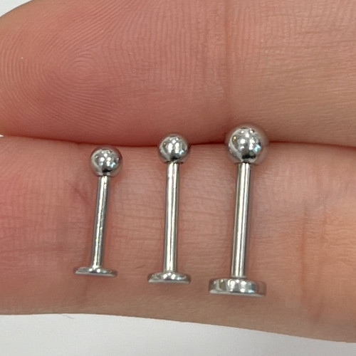 Basic Flat Back Labret Stud