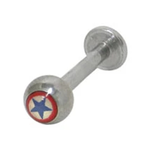 Star Logo Labret Studs Piercings
