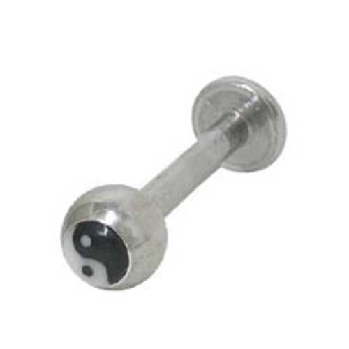 Yin Yang Logo Labret Studs