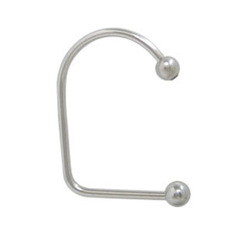 14G Blue CZ Lippy Loop Labret Studs