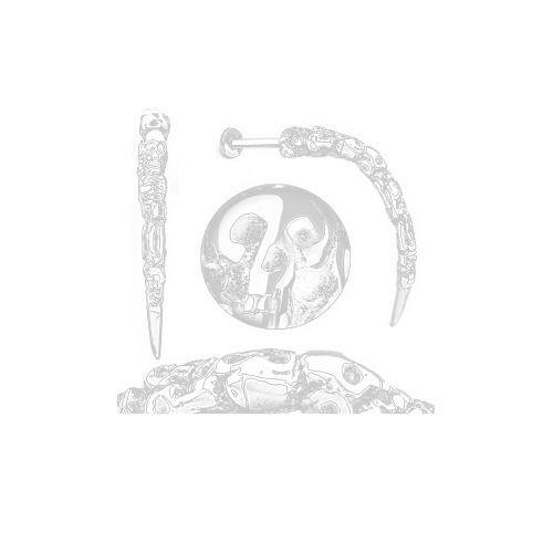 Buy 4PCS Skull Ghost Head Skeleton Claw Bat Earring Flat Back Screw On Cool  Ear Lobe Studs Cartilage Helix Piercing Set Women Men 16G Post at Amazon.in