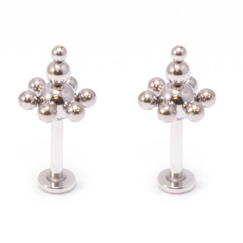 Multiple Balls Labret Studs
