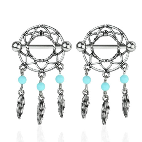 Dream Catcher Nipple Shield Ring