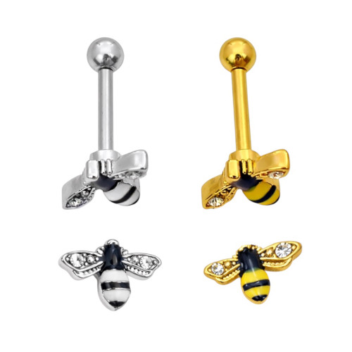 Bumble Bee Cartilage Barbells