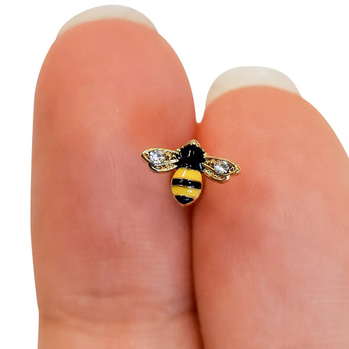 16G Bumble Bee Barbells Cartilage Earrings