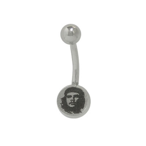 Che Gueverra 14G Belly Ring Surgical Steel