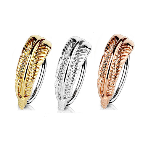 Feather Bendable Hoop Cartilage Rings