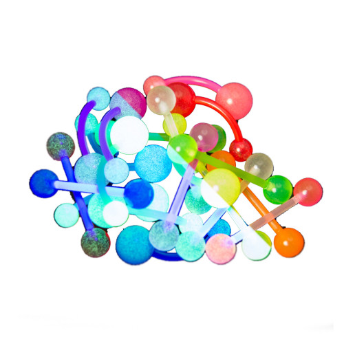 Glow In Dark Acrylic Barbell
