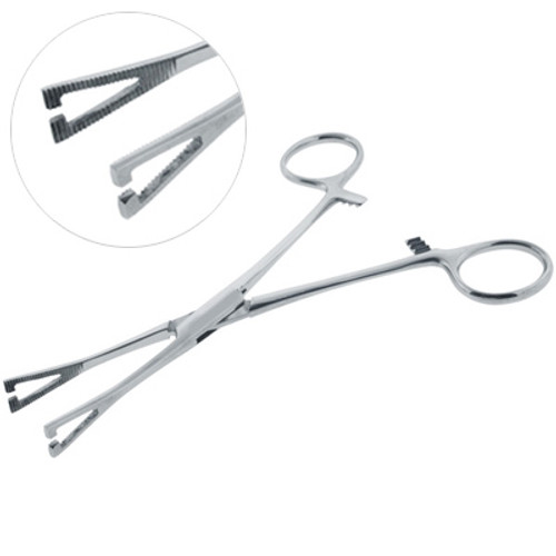 Pennington Slotted Forceps with Ratchet