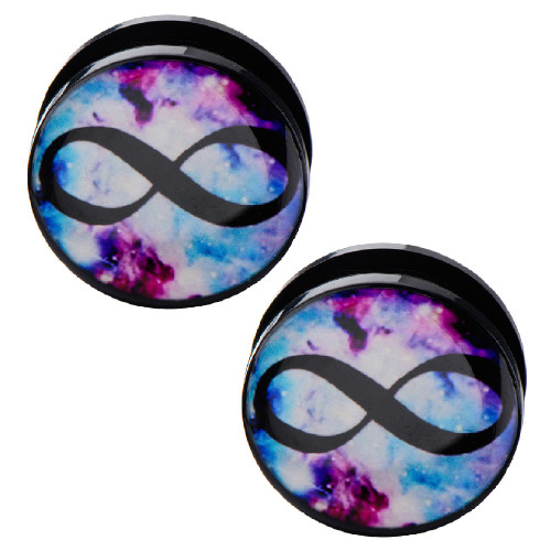 Acrylic Infinity Galaxy Plugs