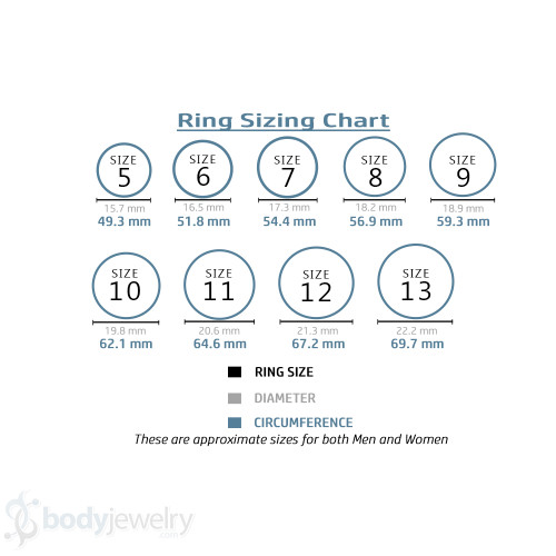 Solid Titanium Band Ring with Gold Center and CZ Gems
