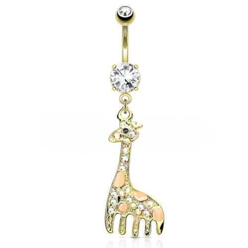 Giraffe Belly Button Ring Giraffe Belly Button Ring
