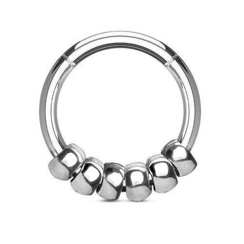 Surgical Steel Bead Hinged Segment Rings