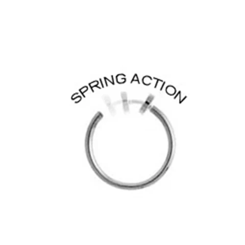Dangle Flower CZ Clip On Rings