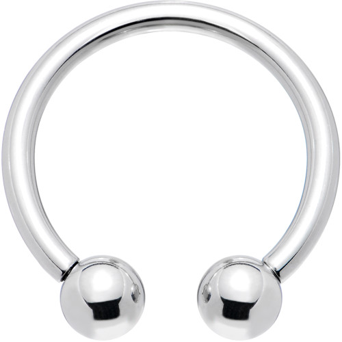 12ga 316L Surgical Steel Horseshoe Ring