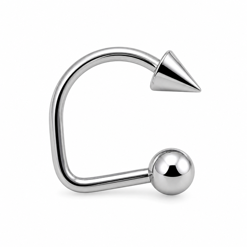 Spike Lippy Loop Labret Lip Piercings