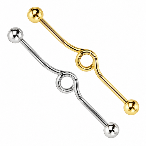 Spiral Loop Industrial Barbell