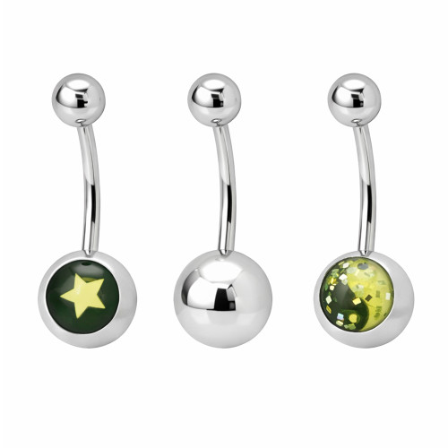 Logo Belly Button Rings Piercings