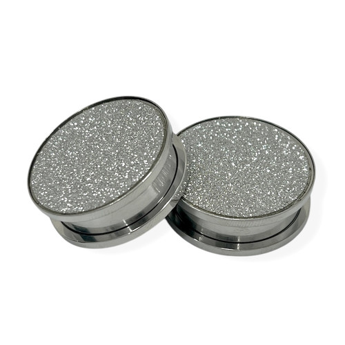 Glitter Frosted Screw Fit Plugs Glitter Frosted Screw Fit Plugs
