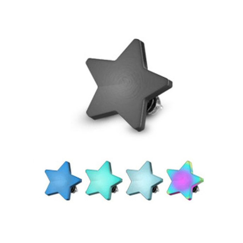 Star Dermal Anchor Tops Piercings