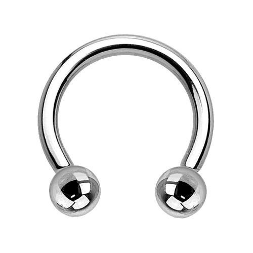 Titanium Horseshoe Circular Barbells