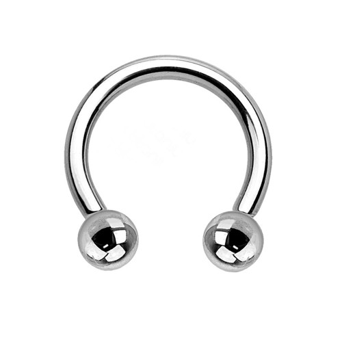 Titanium Horseshoe Circular Barbells