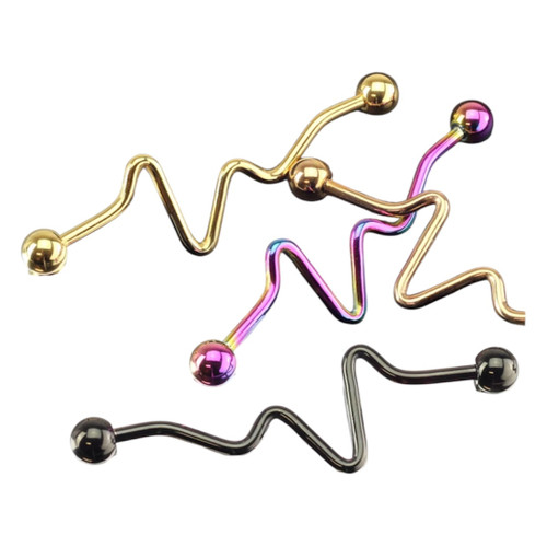 Zig Zag Industrial Barbells