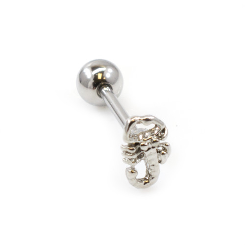 Scorpion Design Tongue Barbell 14G 316L - Out of Stock