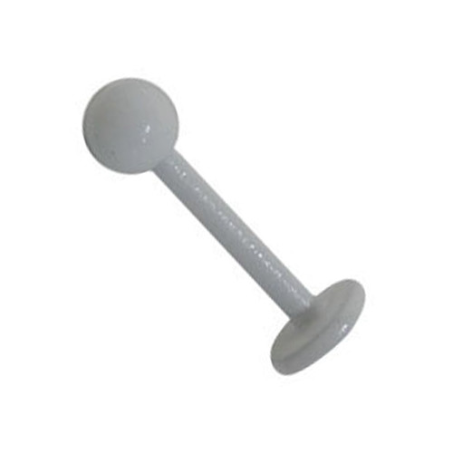 PVD White Ball Labret Studs Piercings