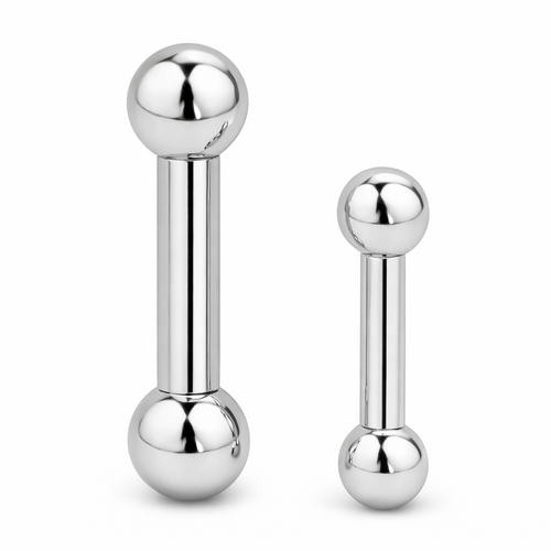 Steel Externally Threaded Straight Barbells
