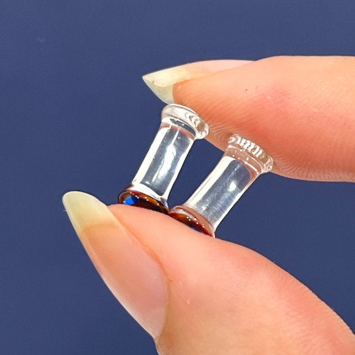 Striped Glass Ear Plugs Gauges