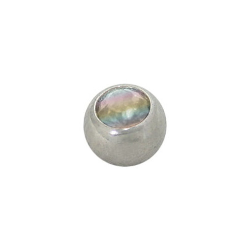 Jeweled Replacement Bead Surgical Steel Threaded-4 Jeweled Replacement Bead Surgical Steel Threaded-4