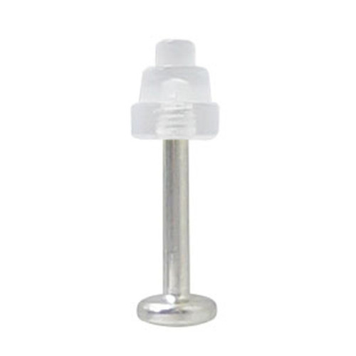 UV Clear Acrylic Spike Top Labret Studs