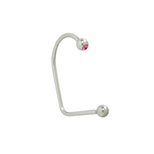 Lippy Loop Jeweled Labret Surgical Steel -1