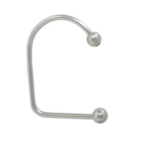 14G Pink CZ Lippy Loop Labret Studs