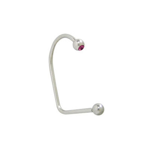 Lippy Loop Jeweled Labret Surgical Steel -2