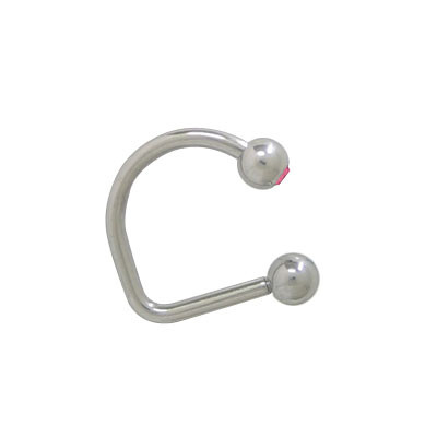 Lippy Loop Jeweled Labret Surgical Steel-5