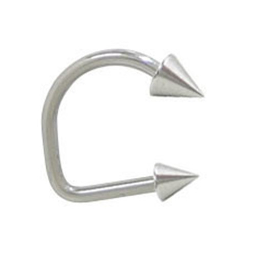 Spike Lippy Loop Labret Lip Piercings
