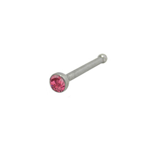 Nose Bone 316L Surgical Steel with Jewel-4