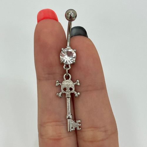 Key Belly Button Ring