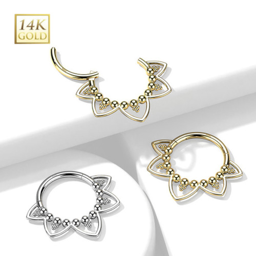 Tribal Petals Hinged Segment Ring