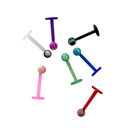 Acrylic Ball Labret Studs