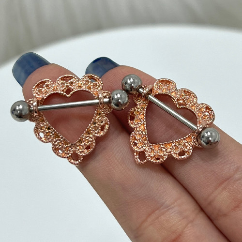 Heart Nipple Shield Ring