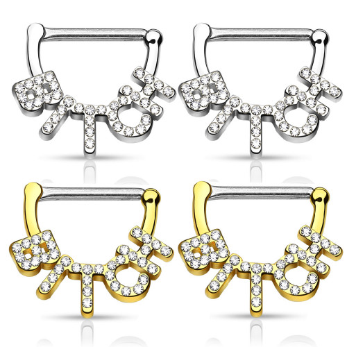 Bitch Clicker Nipple Shield Ring